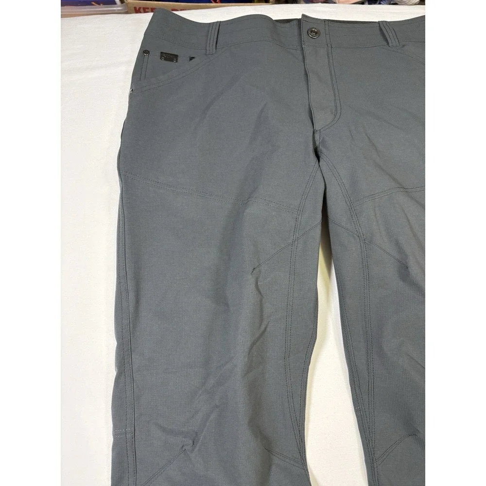 KUHL Silencr Pants Mens 38x32 Gray Ripstop Stretch Hiking Outdoor Trousers